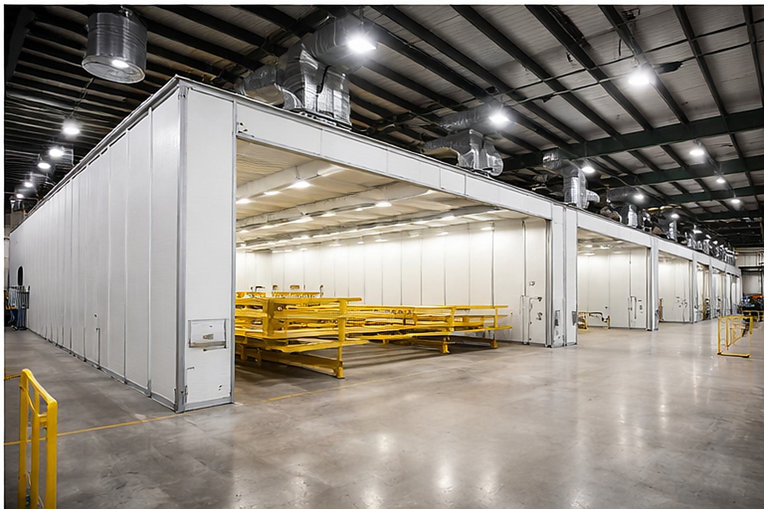 Hyperion large format heating booth for steel finishing