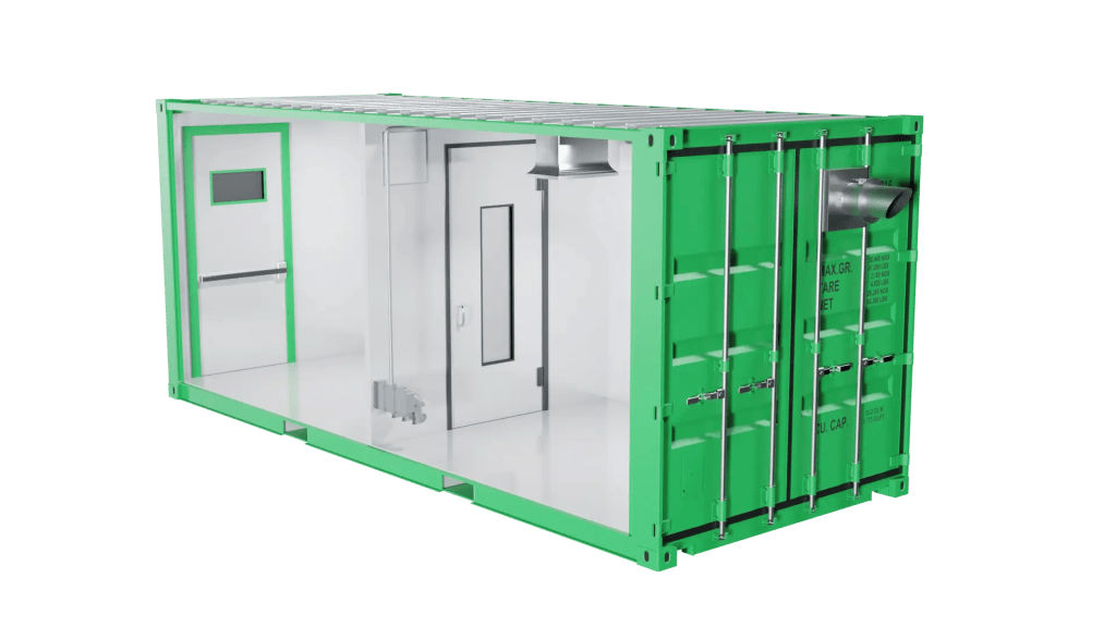 AEL mushroom cultivation and drying room — modular environmental lab
