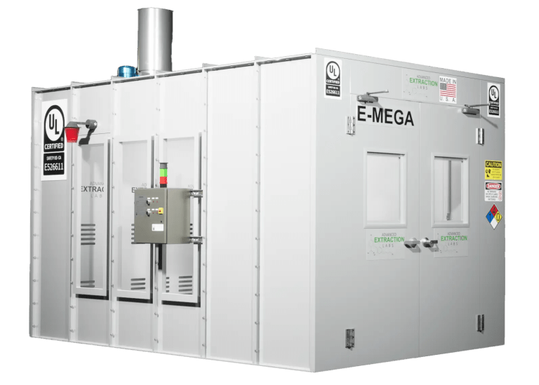 Deluxe Mega Booth modular extraction lab with advanced features