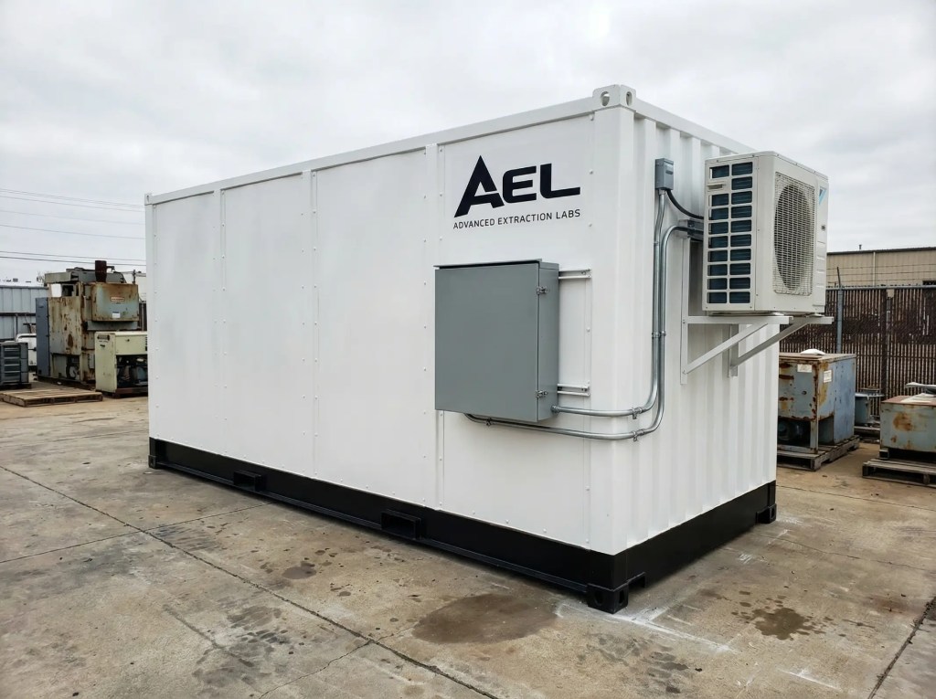 AEL Sentinel lithium battery storage container — UL-certified BESS enclosure